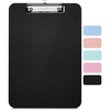 image:imageMr Pen Plastic Clipboard 125 x 9 Navy Blue Clipboard Plastic  LowProfile Metal Clip with Retractable Hanging HoleBlack