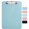image:imageMr Pen Plastic Clipboard 125 x 9 Navy Blue Clipboard Plastic  LowProfile Metal Clip with Retractable Hanging HolePastel Green
