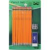 image:imageMr Pen Presharpened 2 HB Pencils 12 Pack DoubleHole Metal Sharpener  Vinyl Eraser 2 Pencils with Erasers for Kids Students School Supplies