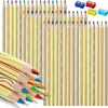 image:imageMr Pen Rainbow Pencils Bulk 48 Pack  7in1 MultiColor Rainbow Colored Pencils with 4 Sharpeners Vibrant Drawing and Coloring Pencils for Kids Party Favors