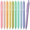 image:imageMr Pen Retractable Gel Pens 10 Pack Assorted Color Ink  Fine Point 05 mm Fast Dry Smooth Writing Cute Gel Ink Pens for Drawing Writing Planner and School Supplies1 Count Pack of 1