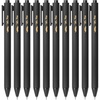image:imageMr Pen Retractable Gel Pens 10 Pack Black Ink Black Barrels  Fine Point 05mm Fast Dry Smooth Writing Cute Pens for Drawing Writing Planner and School Supplies
