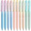 image:imageMr Pen Retractable Gel Pens 10 Pack Black Ink Gradient Barrel  Fine Point 05 mm Fast Dry Smooth Writing Cute Pens for Drawing Writing Planner and School Supplies