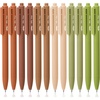 image:imageMr Pen Retractable Gel Pens 12 Pack Black Ink  Dark Earthy Color Barrel Gel Pens Gel Pens Fine Point 05mm Retractable Pens Cute Pens Gel Ink Pens