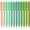 image:imageMr Pen Retractable Gel Pens 12 Pack Black Ink  Green Ombre Color Barrel Gel Pens Gel Pens Fine Point 05mm Retractable Pens Cute Pens Gel Ink Pens