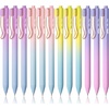 image:imageMr Pen Retractable Gel Pens 12 Pack Black Ink Gradient Barrel  Fine Point 05 mm Fast Dry Smooth Writing Cute Gel Ink Pens for Drawing Journaling Writing Planner and School Supplies