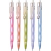 image:imageMr Pen Retractable Gel Pens 5 Pack Black Ink Diamond Cut Barrel  Fine Point 05 mm Fast Dry Smooth Writing Cute Pens for Drawing Writing Planner and School Supplies
