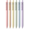 image:imageMr Pen Retractable Gel Pens 6 Pack Black Ink Vintage Barrels  Fine Point 05 mm Fast Dry Smooth Writing Gel Ink Pens for Drawing Writing Planner and School SuppliesPastel Barrels