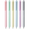 image:imageMr Pen Retractable Gel Pens 6 Pack Pastel Color Ink Fine Point 07 mm  Fast Dry Smooth Writing Cute Pens for Drawing Writing Planner and School Supplies