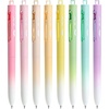 image:imageMr Pen Retractable Gel Pens 8 Pack Black Ink Pastel Barrel  Fine Point 05 mm Fast Dry Smooth Writing Cute Pens for Drawing Writing Planner and School Supplies