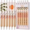 image:imageMr Pen Retractable Gel Pens with Matching Box 6 Pack Black Ink  Boho Theme Fine Point 05 mm Fast Dry Smooth Writing Gel Ink Pens for Drawing Writing Planner and School Supplies