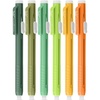 image:imageMr Pen Retractable Mechanical Eraser Pen 6 Pack Earthy Colors Erasers for Pencils Eraser for ArtistsCitrus
