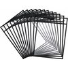 image:imageMr Pen Reusable Dry Erase Pocket Sleeves 10 x 14 12 Pack Black  Clear Plastic Paper Sleeves Ticket Holders Clear Plastic Sheet Protectors Teacher School Classroom Supplies