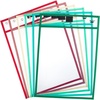 image:imageMr Pen Reusable Dry Erase Pocket Sleeves 10 x 14 6 Pack Colorful  Clear Plastic Paper Sleeves Ticket Holders Clear Plastic Sheet Protectors Teacher School Classroom SuppliesCoral