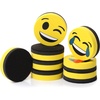 image:imageMr Pen Round Magnetic Dry Erase Erasers 8 Pack Smiley Design  Cute Small Magnetic Whiteboard Dry Erase Erasers for Kids Teachers Students and Classroom Supplies