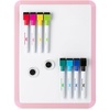 image:imageMr Pen Small Dry Erase Board 125x95 Inches  Whiteboard with 8 Fine Point Dry Erase Markers and 2 Board Magnets Magnetic Small White Board for Students HomePink