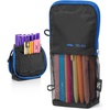 Black with Blue Zipper