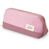 image:imageMr Pen WideOpening Pencil Case Triangle Design  Compact amp Spacious Pencil Cases with 5 Mesh Pockets Bag Pouch Box Organizer for Students School Supplies Aesthetic SupplyRose Pink
