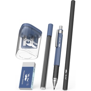 image:imageMr Pen 20mm Mechanical Pencil Set 5 Pack HB Pencil Lead Refill  Eraser amp Sharpener for Artists Writing Sketching Woodworking Drafting Student and Office Use