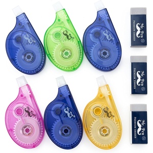 image:imageMr Pen 9 Pcs Correction Set 6 Correction Tapes 393 inches Each with 3 Free Bonus Erasers Tear Resistant Correction Tape Correction Tape White Tape tape eraser Correction Tapes
