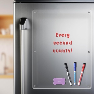 image:imageMr Pen Acrylic Magnetic Whiteboard for Fridge 15x11 Inches  Clear Dry Erase Menu Board for Refrigerator with 3 Markers Magnetic Planning Board for to Do List Shopping List