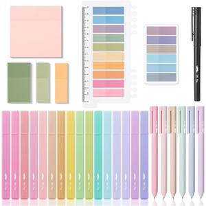 image:imageMr Pen Aesthetic Book Annotation Kit 16 No Bleed Aesthetic Highlighters  6 Colored Ink Gel Pens 700 Sheets Transparent Sticky Notes amp Tabs for Study Bible Journaling Planner Office Supplies