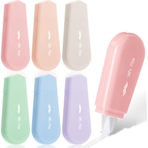 image:imageMr Pen Aesthetic Correction Tape 02 x 197 6 pcs Pastel Colors  Cute Correction TapePastel Barrel