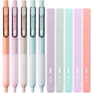 image:imageMr Pen Aesthetic Highlighters and Gel Pens 12 Pack  Assorted Colors Bible Highlighters No Bleed Assorted Ink Gel Pens Fast Dry and No Smear for Bible Journaling PlannerMorandi