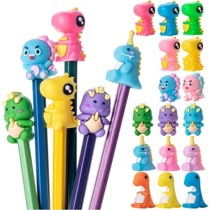 image:imageMr Pen Animal Pencil Toppers 30 Pack  Bulk Dinosaur Pen Top Charms Decorations for Games Prizes Party Favors Office Rewards