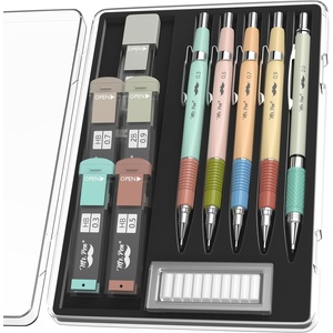 image:imageMr Pen Art Mechanical Pencil Set 5 Sizes 03 05 07 09 20mm  5 HB Lead Refills amp 10 Eraser Refills Precision Drawing Pencils for Sketching Writing amp ArtworkPastel 2