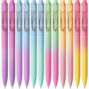 image:imageMr Pen Ballpoint Pens 12 Pack Gradient Color Barrels Black Ink  Cute Ballpoint Pens Black Ink Cute Pens for Journaling