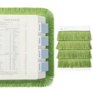 image:imageMr Pen Bible Fringe Trim 264 x 1  Champagne Color Fringe Trim for Bible Accessories WomenOlive Green