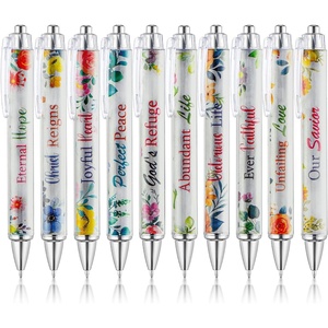 image:imageMr Pen Christian Pen Set 10 Pack Faith Blossoms Black Ink  Bible Verse Pens Ballpoint PensFaith Blossoms  Black Ink