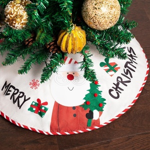 image:imageMr Pen Christmas Tree Skirt  48 Inch Knitted Xmas Tree SkirtBurlap