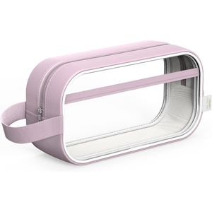 image:imageMr Pen Clear Pencil Pouch Large Capacity Makeup Pouch  Clear Pen Pencil Case Cosmetics Bag MultiPurpose for Travel School Teen Girls Transparent Stationary BagPink