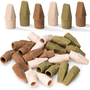 image:imageMr Pen Erasers for Pencils 120 Pack Pencil Top Erasers Eraser Caps  Kids Cap Tops Topper Erasers Ereaser Autumn Earth colored erasers