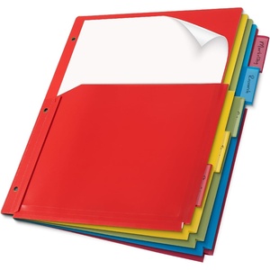 image:imageMr Pen Expanding Binder Dividers with Pockets and Tabs 5 Tabs  Colorful Dividers for 3 Ring Binder with Pockets