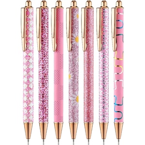 image:imageMr Pen Fancy Pens for Women 7 Pack Black Ink Ballpoint 10 Refills  10mm Glitter Cute Pens for Journaling Sparkly Fancy Pen for Writing Women amp Girls School Gifts College StudentsPink Paradise