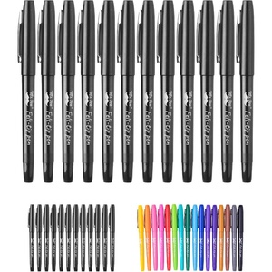 image:imageMr Pen Felt Tip Pens 36 Pack 07 mm Green Felt Tip Pens Bulk Fast Dry  No Smear Planner Markers for Underlining Writing Drawing Journaling SuppliesBlack
