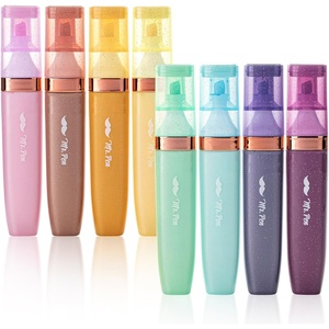 image:imageMr Pen Glitter Highlighters 8 Pack Pastel amp Metallic Colors  Chisel Tip Glitter Highlighter Markers for Journaling Notes Planners amp Creative Highlighting