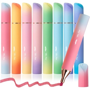 image:imageMr Pen Glitter Highlighters 8 Pack Sunshine Colors  Chisel Tip Glitter Highlighter Markers for Journaling Notes Planners amp Creative Highlighting