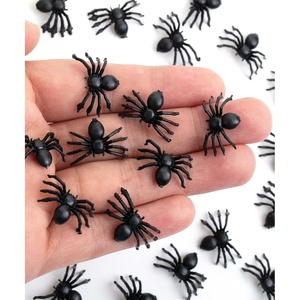 image:imageMr Pen Halloween Plastic Spiders Black 20 pcs  Small Plastic Spiders Halloween Spiders Small Fake Spiders Halloween Decorations Spiders Fake Spider Prank Toy