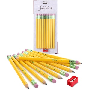 image:imageMr Pen Jumbo Pencils 10 Pack with 1 Sharpener Yellow Barrels  Smooth Black 2 HB Graphite Cores Large Preschool Pencils Smooth Writing Lead for Kindergarten Kids and School Supplies10
