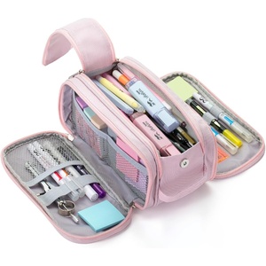 image:imageMr Pen Large Capacity Pencil Case Big Capacity Pencil Case  Big Pencil Pouch Pencil Bag Pen Case Pen Pouch Pen Bag Pencil Pouches Pencil Bags Big Pencil Case Large Pencil CasePink
