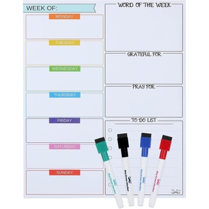 image:imageMr Pen Magnetic Weekly Dry Erase Planner for Fridge 12x15 Inches  Dry Erase Whiteboard Fridge Calendar with 4 Markers amp Large Writing Space for Schedules Chores