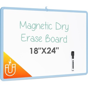 image:imageMr Pen Magnetic Whiteboard Dry Erase 18x24 Inches  Dry Erase Board with Black Fine Point Marker Magnetic White Board for Students Home Office and ClassroomPastel Blue