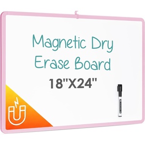 image:imageMr Pen Magnetic Whiteboard Dry Erase 18x24 Inches  Dry Erase Board with Black Fine Point Marker Magnetic White Board for Students Home Office and ClassroomPink