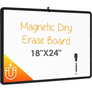 image:imageMr Pen Magnetic Whiteboard Dry Erase 18x24 Inches  Dry Erase Board with Black Fine Point Marker Magnetic White Board for Students Home Office and ClassroomBlack
