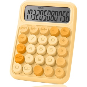 image:imageMr Pen Mechanical Switch Calculator 12 Digit Large LCD Display  Blue with Big Buttons Mechanical Switch Calculator for Home School OfficeOrange