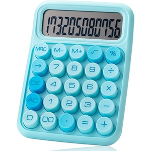 image:imageMr Pen Mechanical Switch Calculator 12 Digit Large LCD Display  Colorful with Big Buttons Mechanical Switch Calculator for Home School OfficeBlue